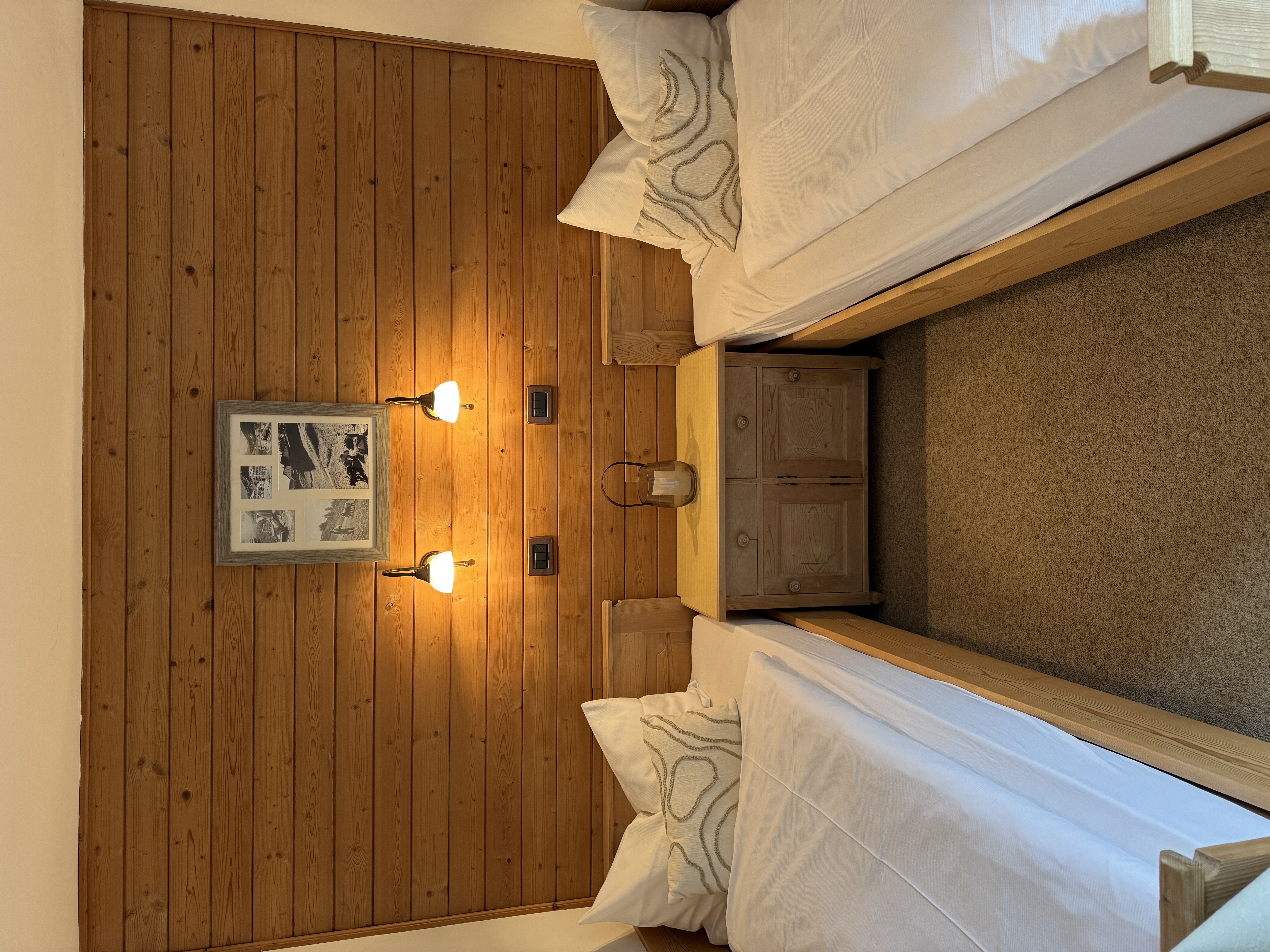 Twin Room with View — Garni Cir, Santa Christina
